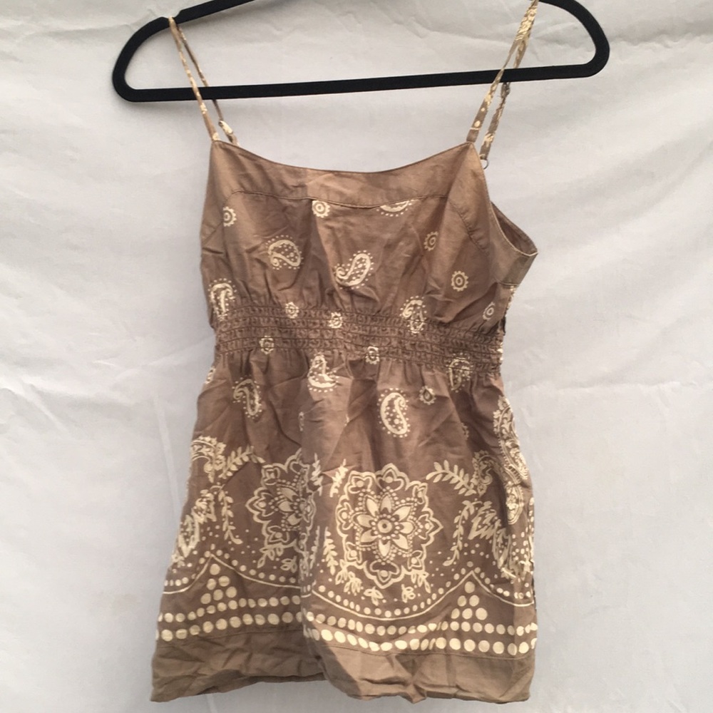 Old Navy paisley floral boho hippie tank top